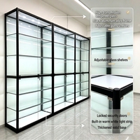 Vitrine professionnelle pour magasin d'articles de loisirs, avec éclairage LED, pour collection de modèles, étanche et robuste, pour centre commercial et commerce de détail