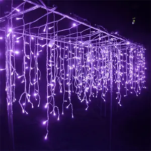 Dekorasi Liburan Twinkle 3*6M 3*3M 300 LED Tirai Jendela Tali Cahaya untuk Pesta Pernikahan Tahun Baru