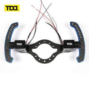 Levas de Cambio Magnéticas de Fibra de Carbono TDD LED, Compatibles con Volantes de Liberación Rápida de Perfil Alto, Universales - Product Image 1