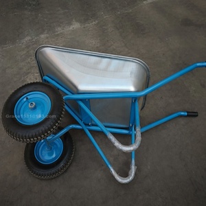<span class=keywords><strong>Brouette</strong></span> en acier galvanisé de 110 L, 200 kg, fabrication industrielle, pour travaux de construction, à deux roues, Russie - Product Image 6