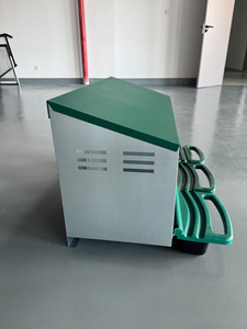 Kim loại lớn gà hộp gà Coop Lồng hộp cho gà mái nắp che để bảo vệ trứng dễ dàng trứng Bộ sưu tập màu xanh lá cây - Product Image 5