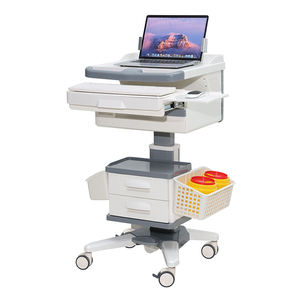 MN-WT003 Chất lượng cao bệnh viện Chiều cao có thể điều chỉnh y tế máy tính xách tay giỏ hàng với ngăn kéo bác sĩ Máy Trạm xe đẩy - Product Image 5