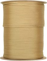 Paracord Type III 550, bobine de 1000 pieds, couleur or |   Nylon tactique robuste 4 mm à 7 brins pour activités de plein air/parachutisme/camping/pêche/survival