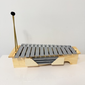 <span class=keywords><strong>Xylophone</strong></span> 13 touches en aluminium vibrant, instrument de percussion à percussion manuelle, tailles moyenne, petite et grande, en coffret - Product Image 2