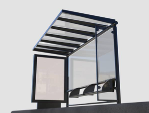 Arredo urbano <span class=keywords><strong>esterno</strong></span> portatile in vetro temperato <span class=keywords><strong>Plexiglass</strong></span> pensilina Bus fermata <span class=keywords><strong>tettoia</strong></span> telaio con pensilina per autobus in vendita - Product Image 3