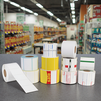 Étiquettes pré-imprimées pour balance 50x25 58x30 58x40 58x43 58x60 60x40, autocollants à code-barres, rouleaux d'étiquettes thermiques directes pour supermarché