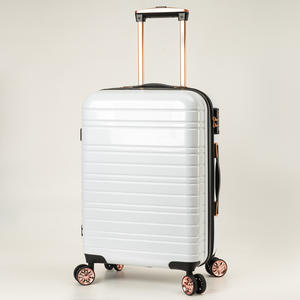 กระเป๋าเดินทางแบบถือขึ้นเครื่องน้ำหนักเบาขนาด 20 นิ้ว ผลิตจากวัสดุ ABS พร้อมกุญแจล็อค TSA ซับในโพลีเอสเตอร์ หูหิ้วนุ่ม และล้อ 4 ล้อ - Product Image 2