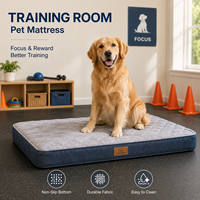Matelas pour animaux de compagnie pour niche de transport, durable, support stable, facile à nettoyer pour un usage quotidien