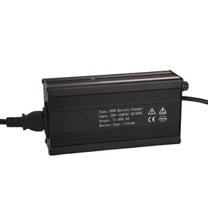 Deligreen 12v 24v 36v 48v 60v 72v 锂离子电池充电器 3Amps to 20Am 马力的电动滑板车充电器