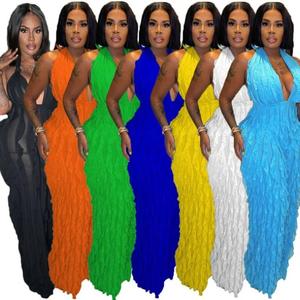 Nuova Tuta Sexy da Donna a Vita Alta con Motivo a Onde, <span class=keywords><strong>Abbigliamento</strong></span> Primaverile ed Estivo di Tendenza - Product Image 1