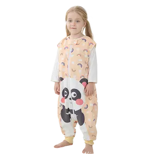 Ночная рубашка Michley для младенцев, Детская летняя спальный мешок без рукавов, Детская Пижама для мальчиков