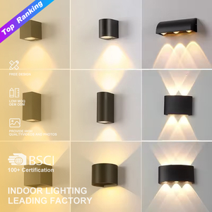 Sang trọng <span class=keywords><strong>LED</strong></span> vuông hiện đại gắn lên xuống vườn phòng khách tường nhà trang trí phòng không thấm nước ngoài trời tường ánh sáng đèn - Product Image 1