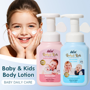 <span class=keywords><strong>Lotion</strong></span> apaisante pour bébé Nary en gros, produits de soin de la peau pour enfants, lait corporel biologique 350 ml, crème hydratante sans parfum - Product Image 1