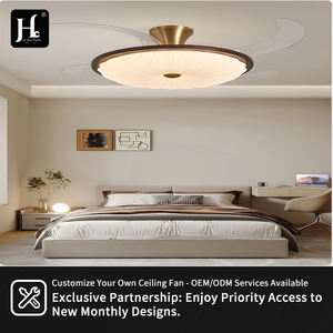 Ventilador de Techo con Luz de Diseño para Dormitorio de Hotel, Decorativo, de 42 y 48 Pulgadas, Diseño Clásico para Interiores, con Luz y Control Remoto - Product Image 6