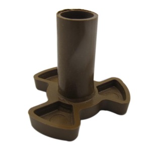 Plato giratorio de vidrio para horno microondas, soporte en forma de Y, bandeja con orificio en D, eje giratorio, eje largo y corto tipo flor de ciruelo - Product Image 1