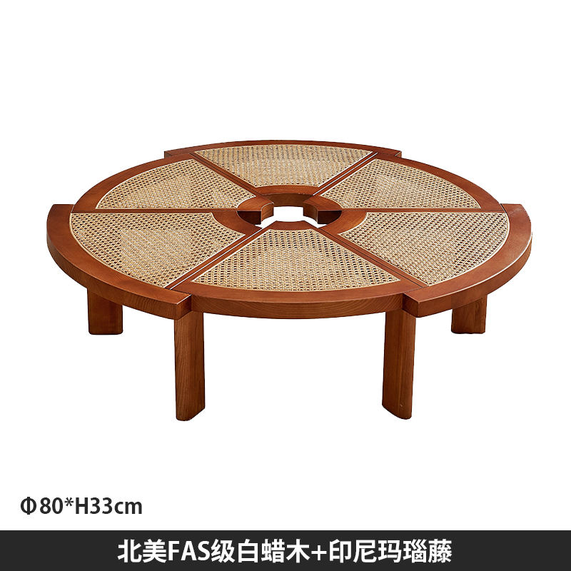 Couleur noyer 80cm diamètre