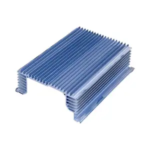 Aluminium Heatsink Extrusion Industrial Enclosure Design Aluminum Extrusion Heatsink Metal Chassis Amplifier Enclosure Aluminum Telescopic Bellow Cover