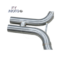 Système d'échappement Catback avec embouts noirs pour BMW M5 F90 S63 4.4T Valvetronic