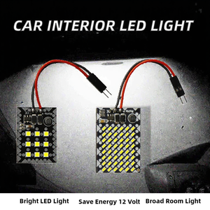 ไฟอ่านหนังสือ LED ภายในรถยนต์ 12V 48 SMD 3014 โคมไฟโดม แผงไฟบนหลังคา ไฟแผนที่ ใช้แทนกันได้ - Product Image 2