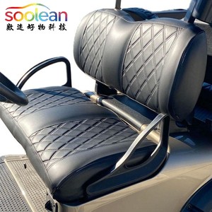 أغطية مقاعد من الجلد الصناعي الفاخر لعربات الجولف كلوب كار بريسيدنت وإي-زي-جو تي إكس تي، سهلة التركيب بدون أدوات، مقاومة للماء - Product Image 2