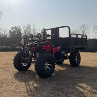 Quad tout-terrain 4x4 200cc à refroidissement liquide pour adulte, capacité de remorquage 1000 kg, idéal pour le transport agricole et les déplacements hors route