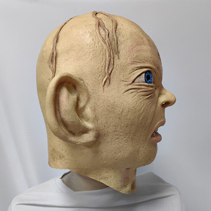 Masque de Gollum du Seigneur des Anneaux pour mascarade, carnaval, cosplay de film, masque en latex intégral pour adulte, masque d'horreur en latex - Product Image 6