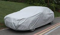 Housse de voiture universelle toutes saisons en tissu Oxford épais et isolé, résistante à l'eau, aux UV, à la grêle et aux rayures