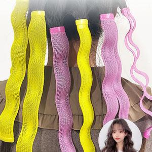 Rizos mágicos sin calor, juego de rizador de pelo ondulado en espiral, sin calor, Kit de estilismo, diseño de autoagarre, rizador de pelo largo de plástico sin daños - Product Image 5