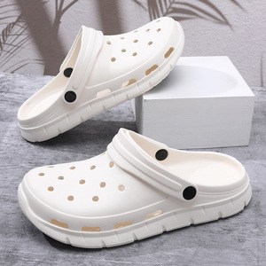 Guru <b>Clogs</b> Thick Soled EVA Anti Slip Breathable Cushioned Beach Shoes For Men Women Summer Outdoor Wear - Product Image 1