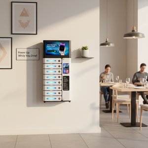 Estación de Carga Superrápida PD20W <span class=keywords><strong>MIA</strong></span> Premium Pro de 8 Bahías, Carga Rápida de Múltiples Dispositivos Simultáneamente para Cafeterías - Product Image 6