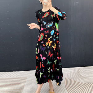 Nouvelle collection de vêtements pour femmes PY – Robe imprimée à manches courtes, tendance automne 2026, disponible sur notre boutique en ligne indépendante - Product Image 2