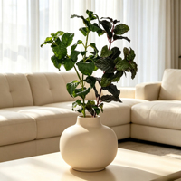 Branche de menthe artificielle à tige unique de 25 pouces, feuillage décoratif, fausses tiges d'herbes pour ornement de table