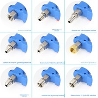 Pistolet à eau haute pression industriel robuste 5000 psi 12 V 1/4 pouce à connexion rapide pour lavage de voitures et équipement de detailing