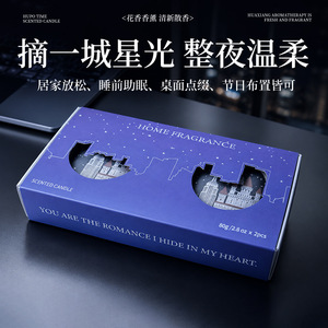 Global Fragrance Aluminum Canister Scented Candle Jar 80g Soy Wax Home Decor Gift Box - Product Image 1