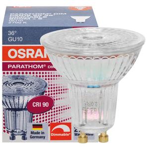 LED Reflektorlampe, GU10/4,5W, PAR16, Flood 36 °, 350 LM, 690cd, 2700K, L 54, 51 Ø, 4,5W (50W), 350 LM, 2700K, 36 ° (9019627099) - Product Image 1