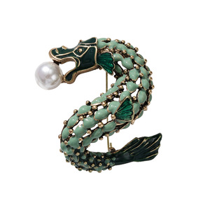XILIANGFEIZI Novo Broche Masculino de Dragão com Design Retrô Estilo Chinês, Acessório de Alta Qualidade, Alfinete de Lapela - Product Image 5