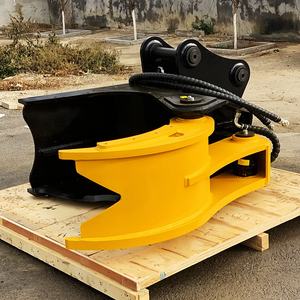 Equipo de cizalla de árbol de accionamiento totalmente hidráulico con piezas de maquinaria forestal de excavadora de cuchillas Hardox 500 - Product Image 1