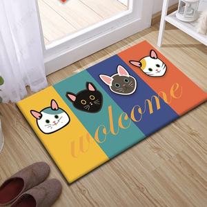 Tapis de porte d'entrée antidérapant pour maison chambre cuisine salle de bain tapis en laine avec modèle en fibre de coco tapis de sol tissé lavable pour hôtels - Product Image 5