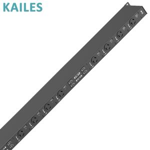 KAILES(KLS) Serie PDU de alta potencia 125A Trifásico 12 L6-30 + 1 Enchufe IEC320 C13 50-60HZ Sistema de gestión de tiras inteligentes Negro - Product Image 2