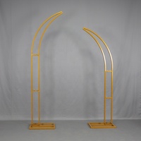 Accessoires de mariage Support en arc de corne de boeuf en fer Support pour arc de corne de chèvre de mariage