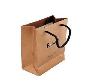 Bolsas de Papel Kraft Personalizadas de Fábrica, Tamaño Personalizado para Ropa y Alimentos, Cajas de Papel con Impresión de Logotipo para Compras - Product Image 6