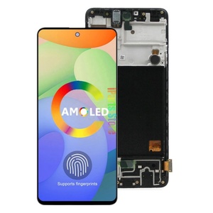 Display di ricambio IParts per <span class=keywords><strong>Samsung</strong></span> Galaxy <span class=keywords><strong>A51</strong></span> 4G SM-A515 A515F A515FD A515FN/DS OLED Touch Screen con cornice nera - Product Image 1