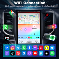 Accesorios de Radio con Pantalla Tesla de 12.1 Pulgadas, Snapdragon 665 para Dodge Ram 2019-2023, Android 13, Carplay, QLED, Unidad Principal Inalámbrica para Automóvil 4G