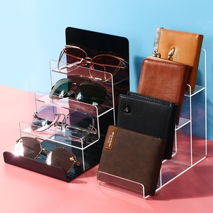 Hot Sale Factory Customized High <b>Clear</b> Multiple <b>Table</b> Mobile Phone Holder Shelf Acrylic Wallet Display Clutch Bag/Handbag Stand - Product Image 4