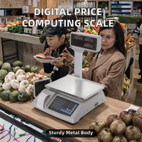 Máquina Impresora de Precios para Supermercados, Báscula Digital de Cálculo de Precios, Básculas Digitales de Pesaje