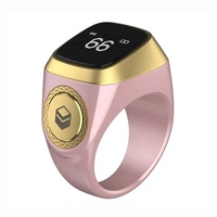 Populaire Iqibla Smart Tasbih Zikr Ring Affichage OLED Longue veille 5 Temps de prière Rappel de vibration Affichage numérique Anneaux intelligents
