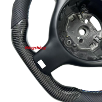 Volant de direction personnalisé haut de gamme en fibre de carbone véritable accessoire d'intérieur automobile pour BMW M3 E46 E39 E53 330ci 325i