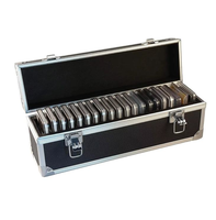 Boîte de rangement pour pièces de monnaie en aluminium personnalisable, 20 emplacements, boîte de rangement pour pièces de monnaie en aluminium pour collectionneur de pièces de monnaie, protection