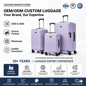 Valise à roulettes <span class=keywords><strong>de</strong></span> style dessin animé pour PC, ensemble <span class=keywords><strong>de</strong></span> 3 sacs <span class=keywords><strong>de</strong></span> voyage avec doublure en polyester et fermeture éclair - Product Image 2
