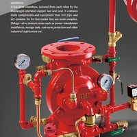 Katup Alarm Deluge Diafragma Berflens, Katup Alarm Kebakaran Aksi Cepat, Rakitan DN100 DN150 DN200 untuk Sistem Sprinkler